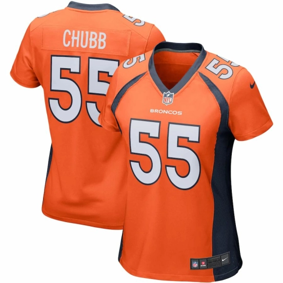 Women's Bradley Chubb Orange Player Limited Team Jersey