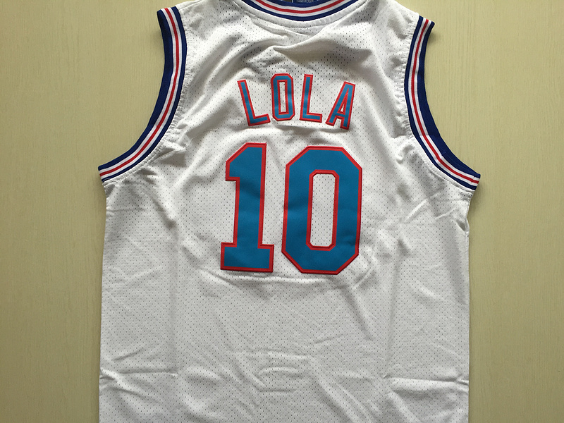 Lola 10 Movie Edition White Basketball Jersey