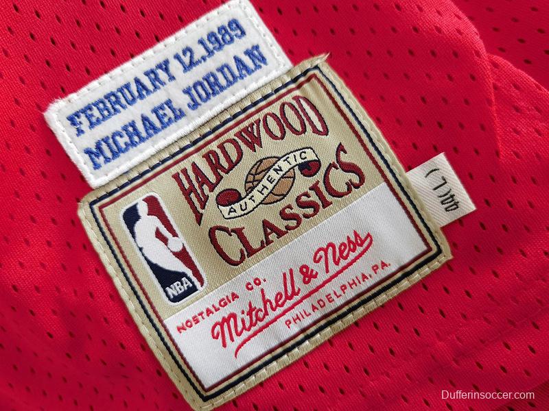 Men's Michael Jordan Red Retro Classic Team Jersey