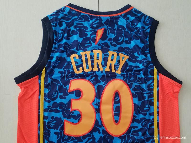 Men's Stephen Curry Fashion Edition Basketball Jersey