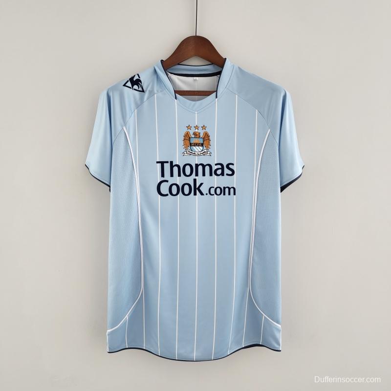 Retro 07/08 Manchester City Home Soccer Jersey