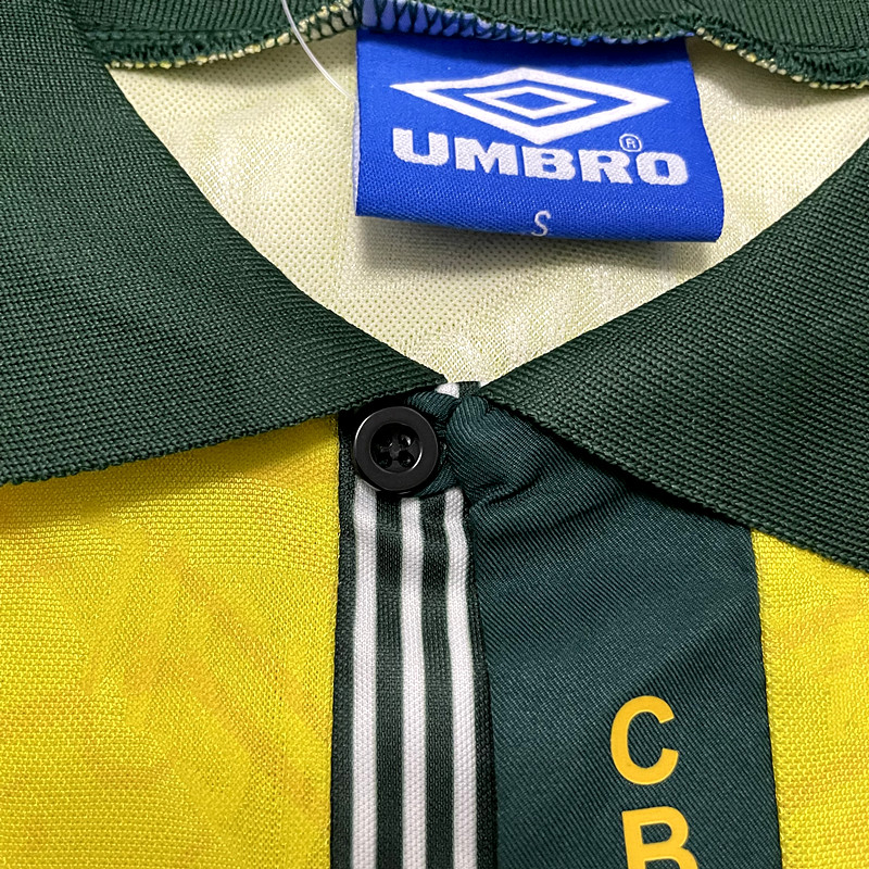 Retro 91/93 Brazil Home Soccer Jersey