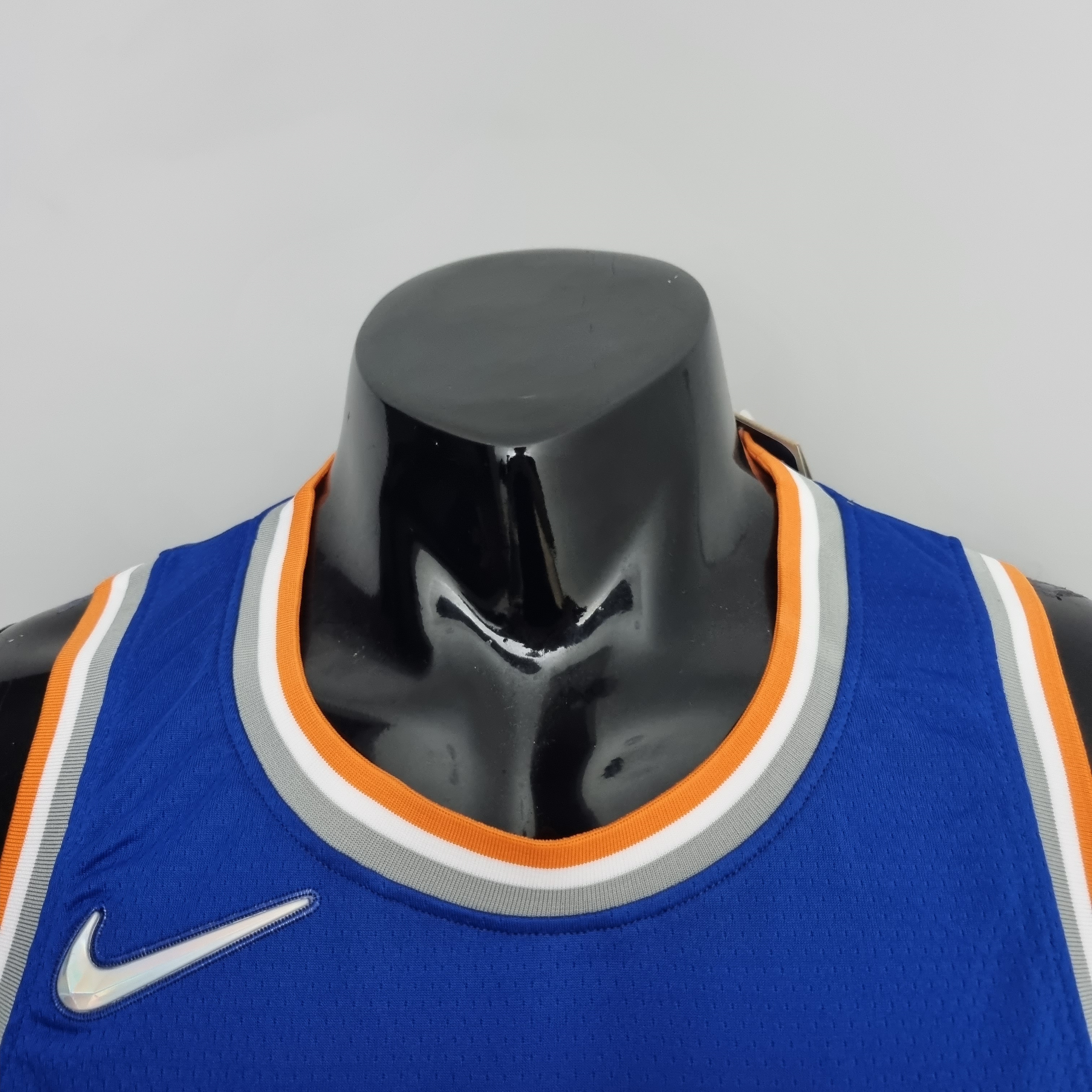 75th Anniversary Barrett #9 New York Knicks Blue NBA Jersey