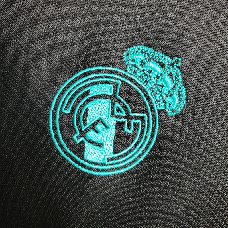 Retro 17-18 Real Madrid Away Black Jersey