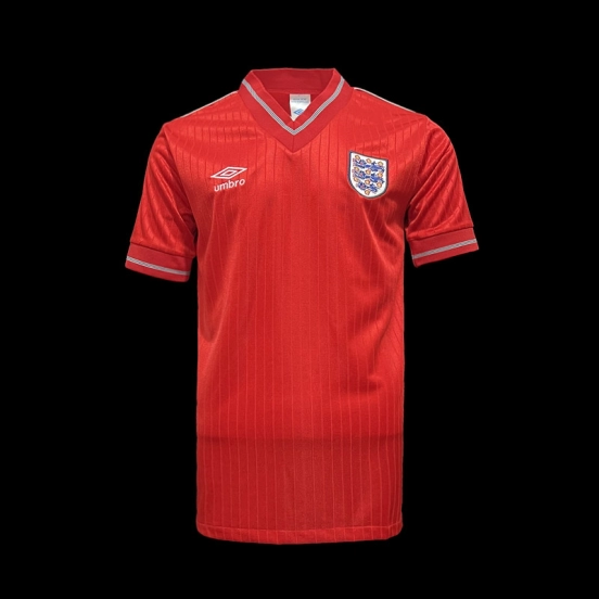 Retro 84/87 England Away Soccer Jersey