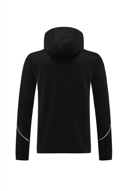 2024 Adidas Black Full Zipper HoodieJacket+Pants
