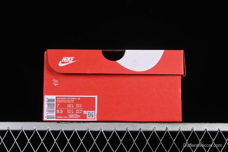 Nike Air More Uptempo 96 QS Classic High Street Casual Basketball Shoes - FB8883-001