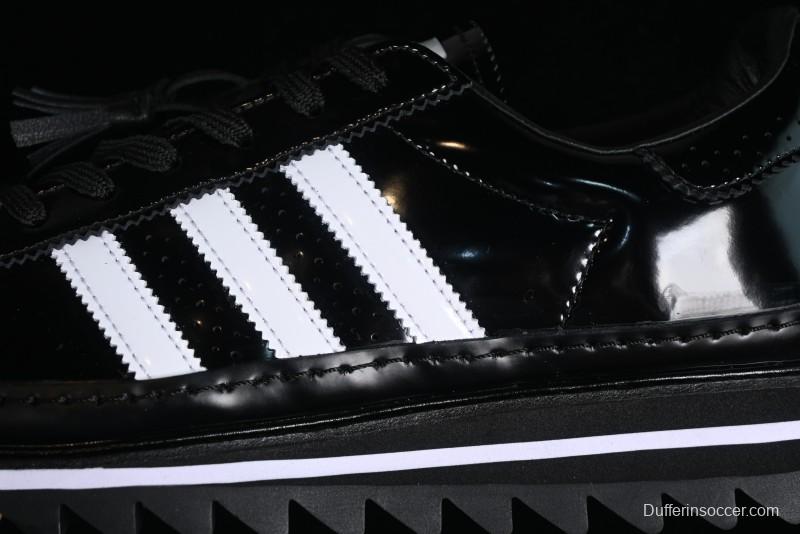 Adidas Clot x Superstar IH5953 Preppy Style Leather Sneakers with Shell Toe - IH5953