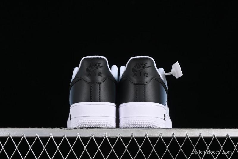 Nike Air Force 1 '07 Low Custom Anime Theme Gradient Brown Swoosh Casual Sneakers - FN0366-103