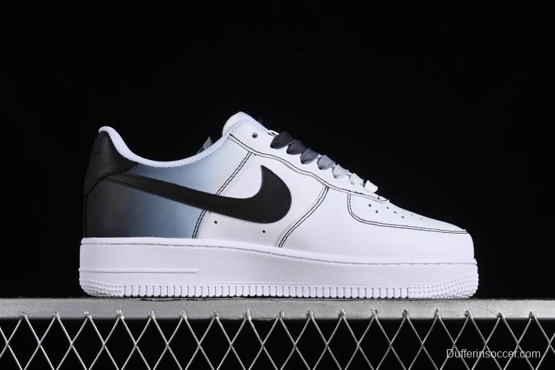 Nike Air Force 1 '07 Low Custom Anime Theme Gradient Brown Swoosh Casual Sneakers - FN0366-103
