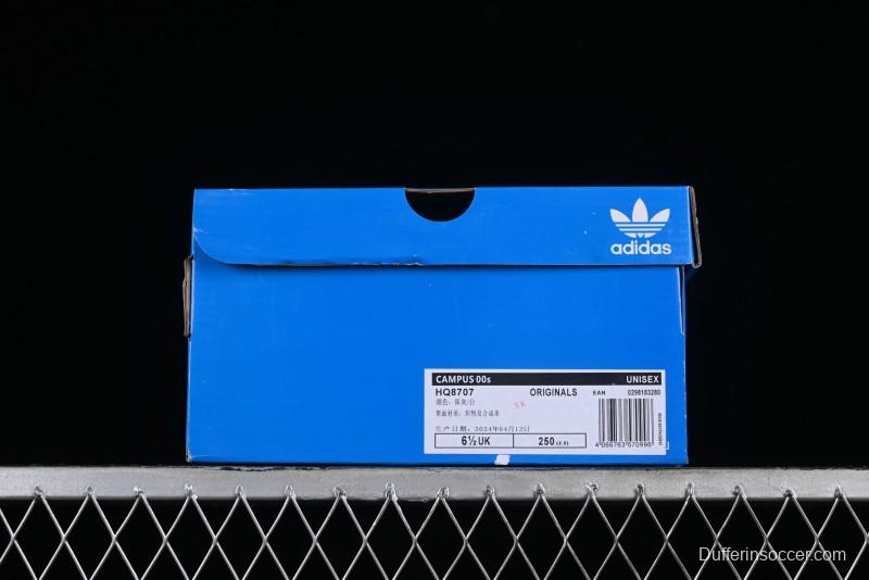 Adidas Originals Campus 00s HQ8707 College Series Summer Mesh Bread Style Retro Casual Sports Sneakers - HQ8707
