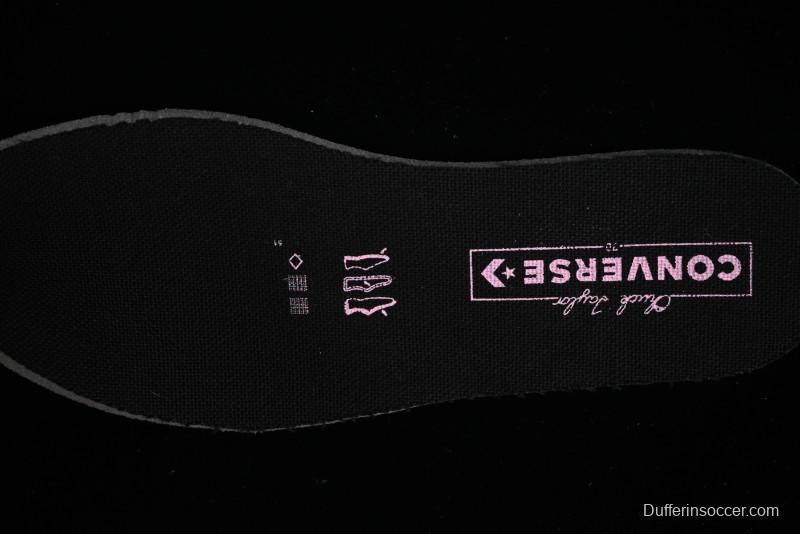 Converse Chuck 70s Low-Top Casual Sneakers with Black-Pink Chain Design - A09542C