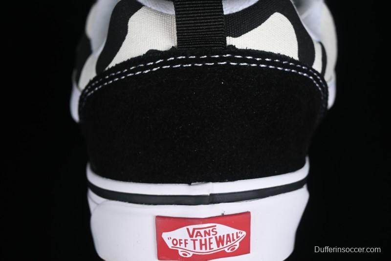 Vans Classics Knu Skool Cow Print Chunky Tongue Skate Shoes - VN0009QCB9P