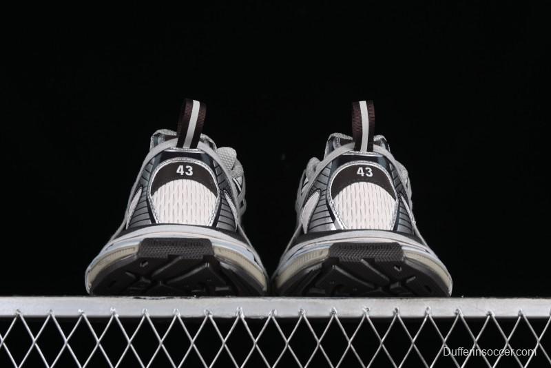 Balenciaga Phantom Sneaker 10th Generation Lace-Up Running Shoes with Transparent Heel Strap - W3XLL2097