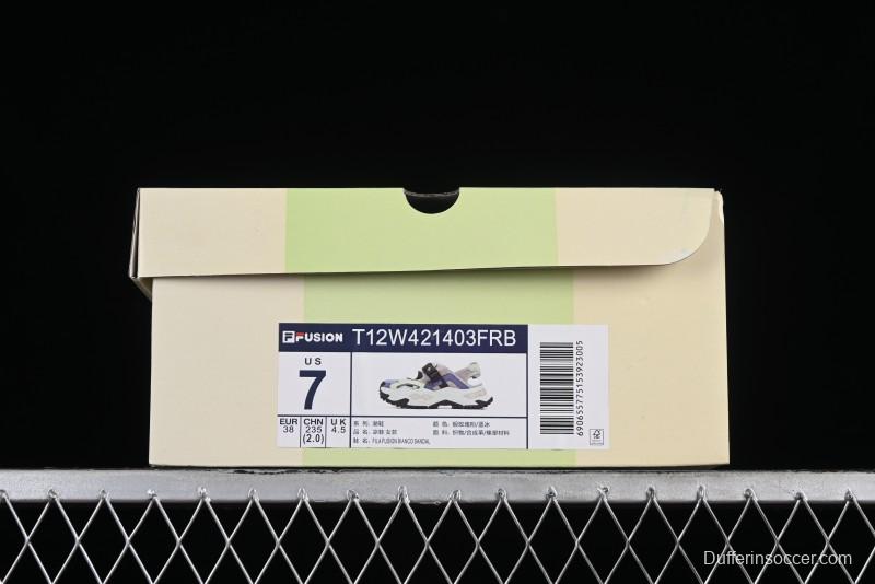 Fila Fusion Thick Sole Hard Candy Sandals - T12W421403FRB