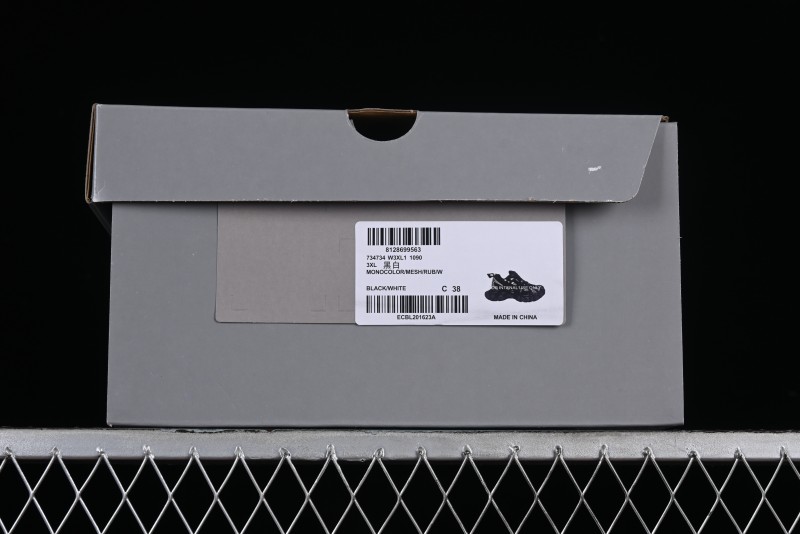 Balenciaga Phantom Sneaker 10th Generation Lace-Up Running Shoes with Transparent Heel Strap - W3XL11090