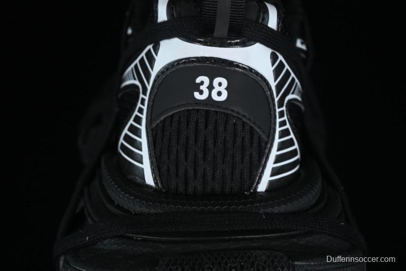 Balenciaga Phantom Sneaker 10th Generation Lace-Up Running Shoes with Transparent Heel Strap - W3XL11090