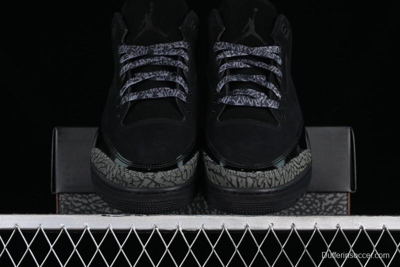 Nike Air Jordan 3 Retro Sneakers in Black with Elephant Print - CK9246-168
