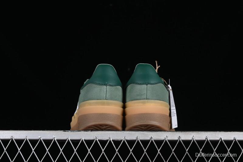 Adidas Originals Gazelle Bold ID6998 Low-Top Sneakers with Thick Sole for Casual Wear, Slip-Resistant and Durable