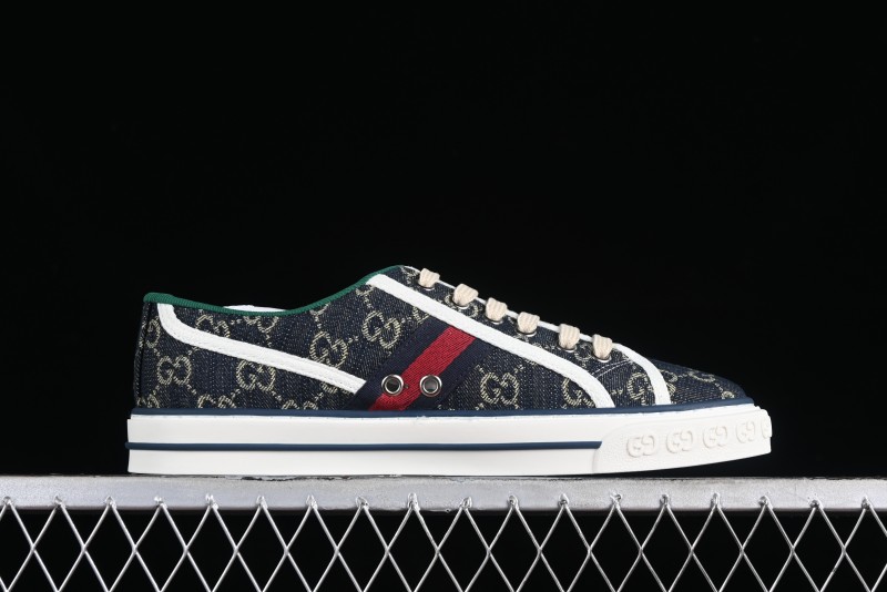 Gucci Tennis 1977 Print Sneaker Retro Casual Canvas Shoes - 02JPO9064