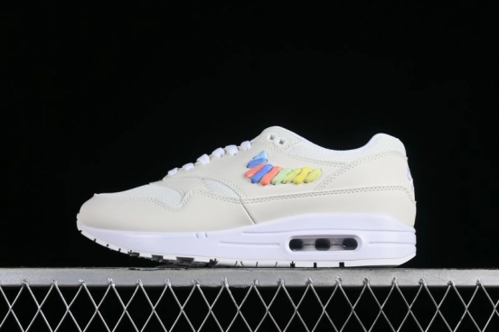 Nike Air Max 1 Retro Running Shoes with Half-Sole Air Cushion - FN4782-100