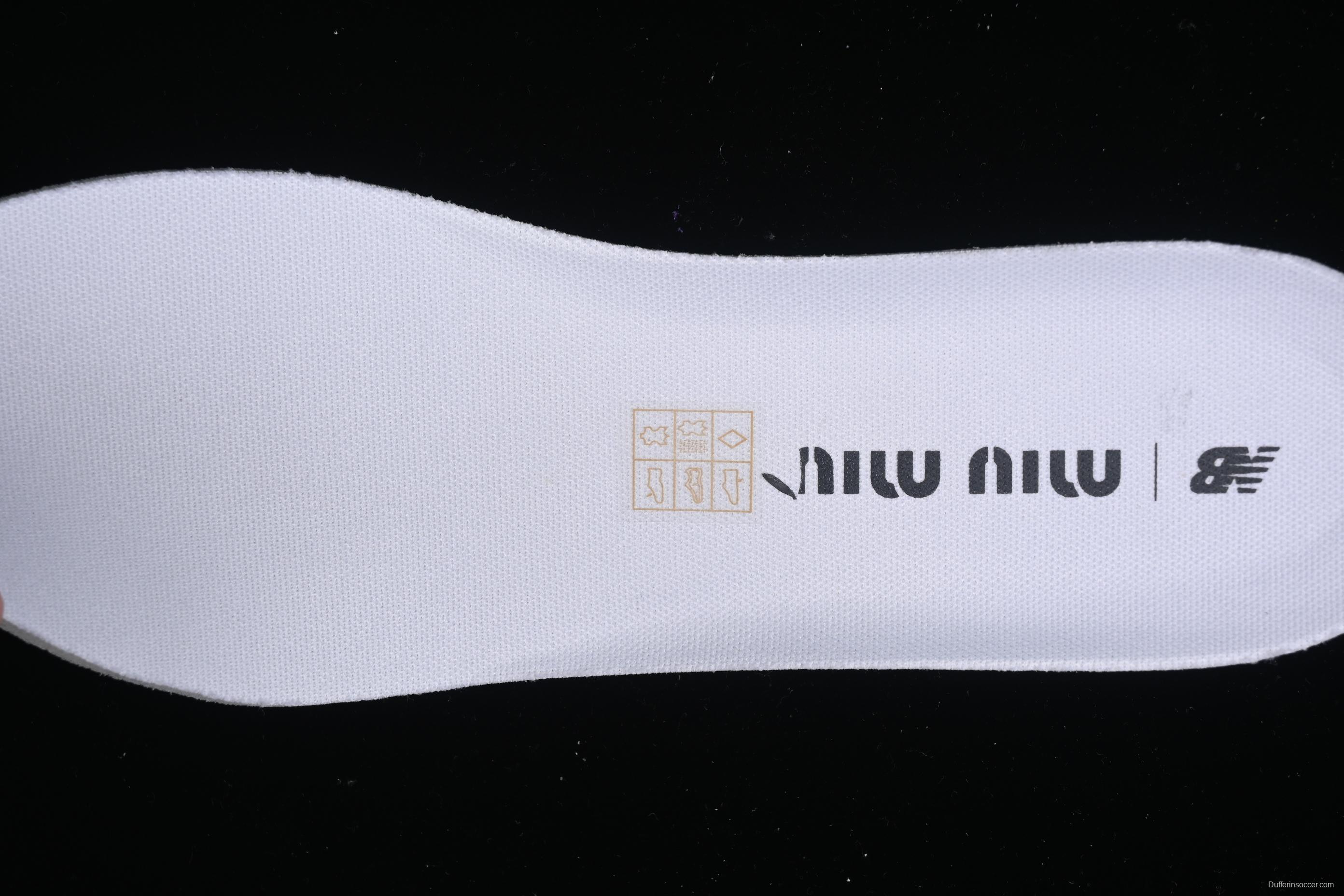 MiuMiu x New Balance 530 Series Low-Top Classic Retro Casual Running Shoes - 55655 White