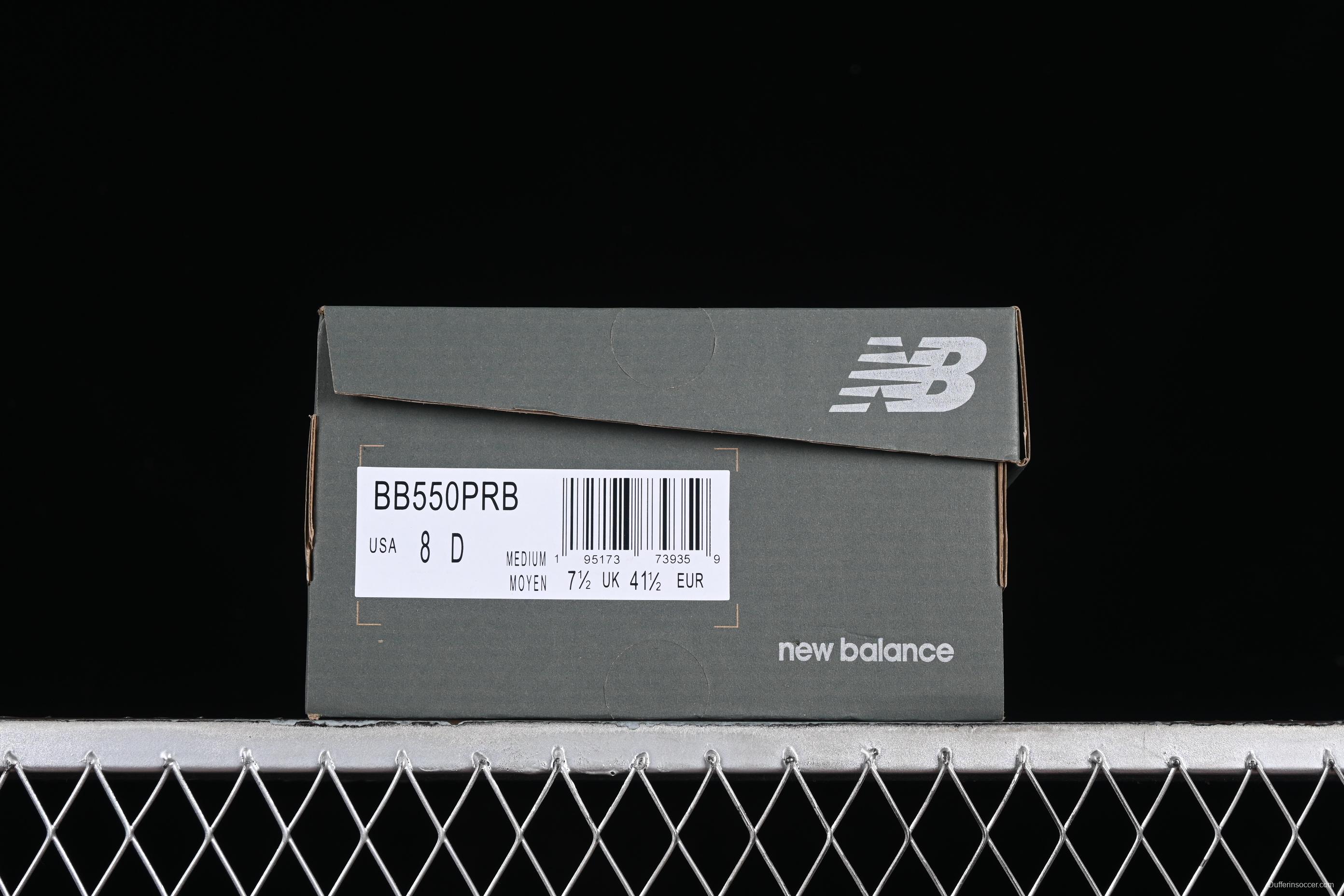 New Balance BB550 Series Leather Unisex Casual Running Shoes - BB550PRB