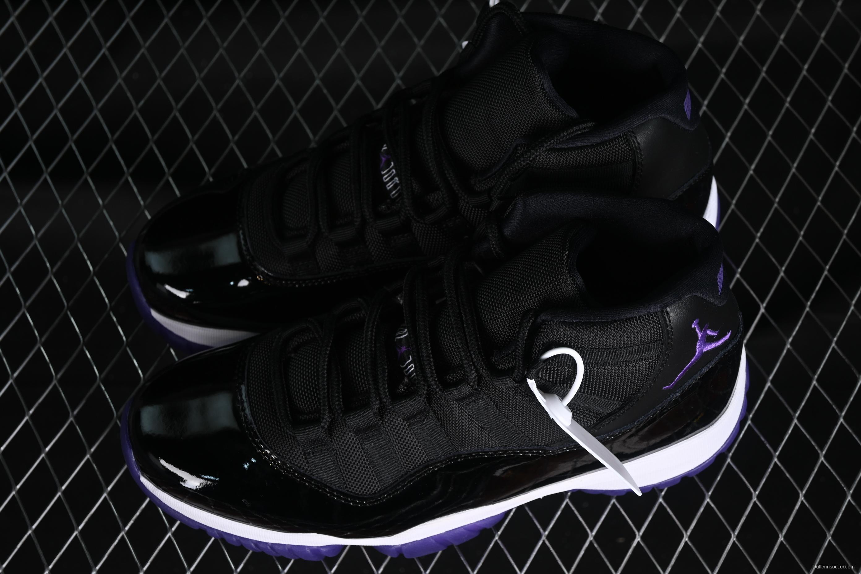 Nike Air Jordan 11 Retro Basketball Shoes with Patent Leather and Carbon Fiber Plate - CT8812-999