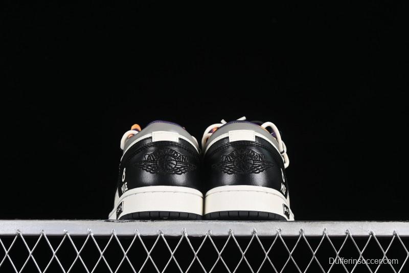 Nike Air Jordan 1 Low AJ1 Panda Prank Hip-Hop Theme - Big Shots Casual Sneakers