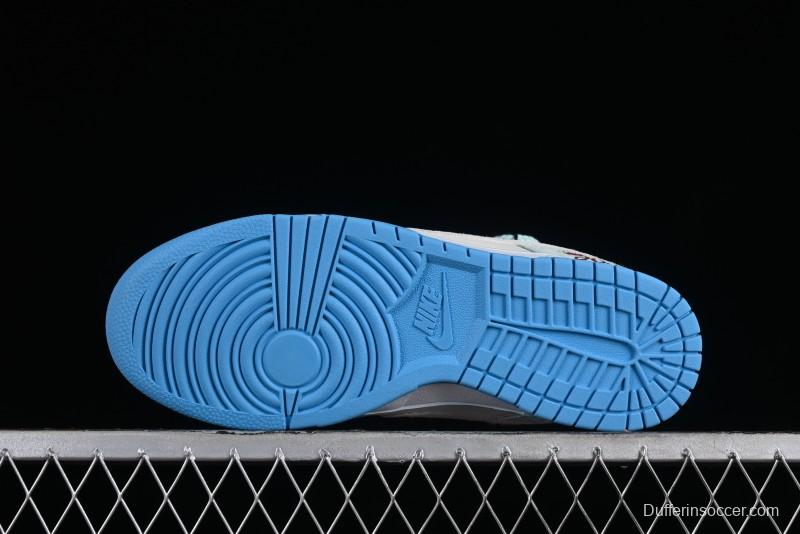 Nike SB Dunk Low Year of the Dragon Limited Edition - Gray Hook Dragon Soaring High Anniversary Premium Custom Low-Top Casual Skate Shoes - SJ2068-230