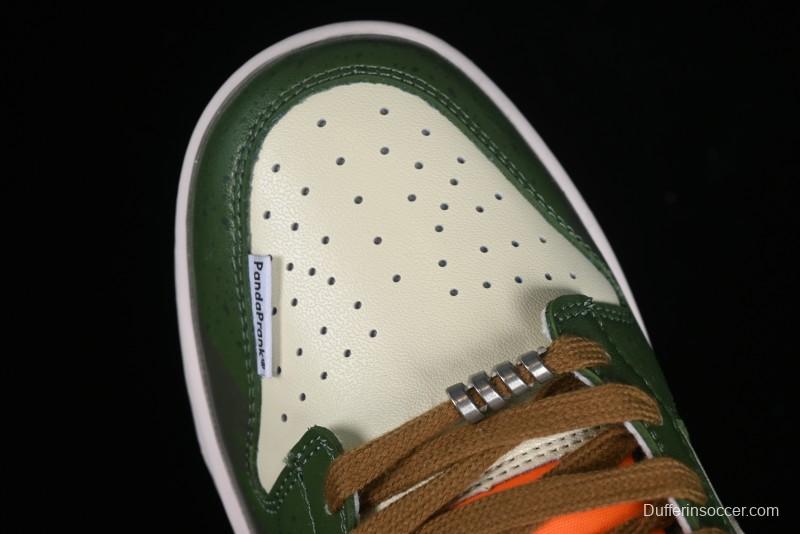 Nike Dunk Low Panda Prank Street Racing Lightyear Distressed SB Strap Low-Top Casual Sneakers - DD1391-300