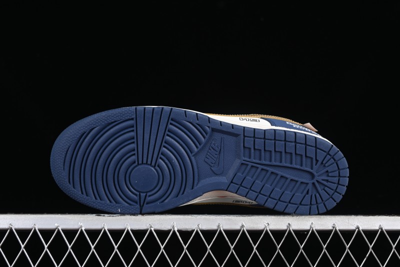 Nike SB Dunk Low Retro White Blue Collaboration Low-Top Casual Skateboarding Shoes - MU0232-365