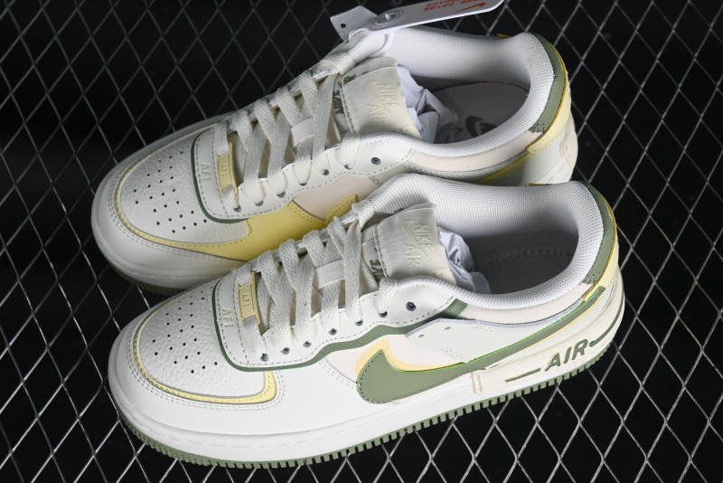 Nike Air Force 1 Shadow Low-Top Sneakers with Lightweight EVA Midsole and Anti-Slip RB Rubber Outsole - FN6335-101