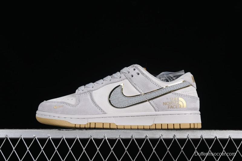 Nike Dunk Low The North Face CDG Collaboration - Gold SB Low Top Skate Shoes - DQ1098-337