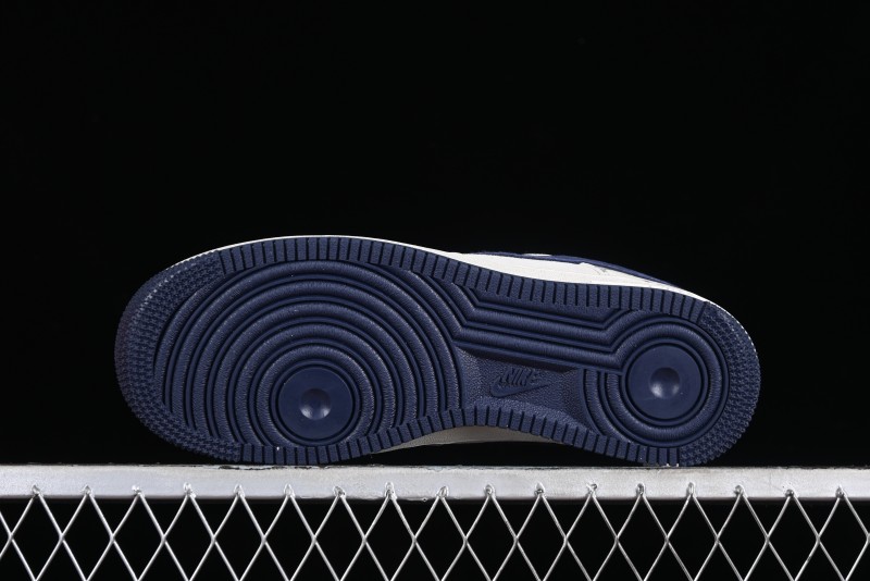 Nike Air Force 1 '07 Low LV Collaboration - Off White Navy Blue Casual Shoes CV1724-111