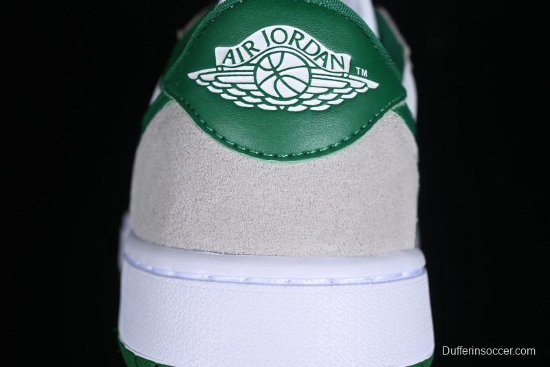 Nike Air Jordan 1 Low Golf Shoes Grey White Green - DD9315-112