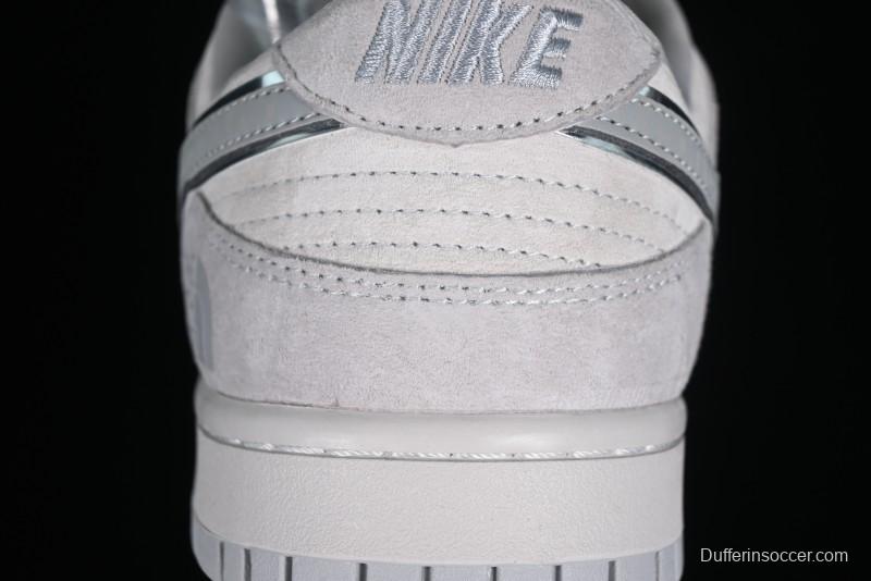 Nike Dunk Low The North Face CDG Collaboration - Light Grey Skateboarding Shoes - DQ1098-338