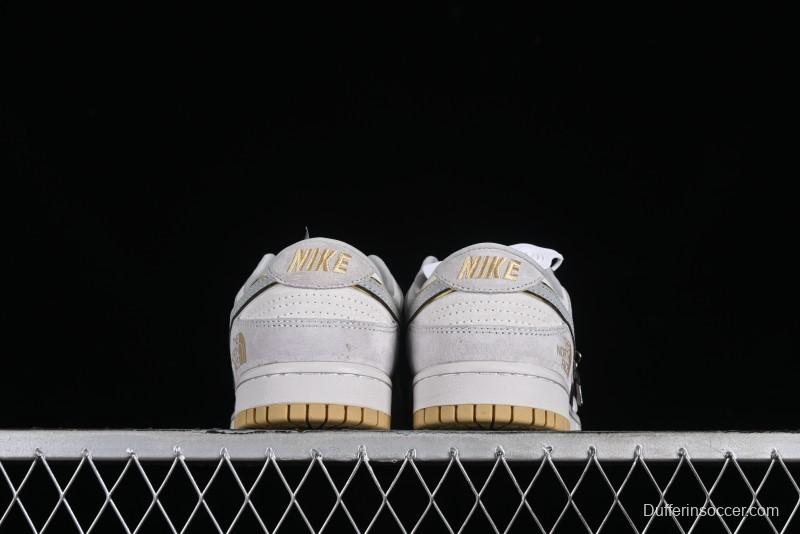 Nike Dunk Low The North Face CDG Collaboration - Gold SB Low Top Skate Shoes - DQ1098-337