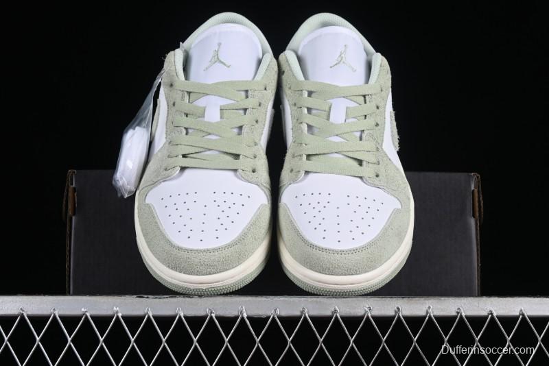 Nike Air Jordan 1 Low AJ1 Apple White Green Low-Top Lifestyle Basketball Shoes - FN5214-131