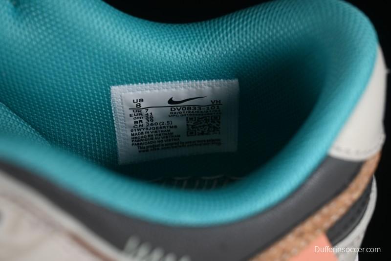 Nike Dunk Low Panda Prank Spring Touchdown Spring Forward Brown Green SB Strap Low Top Casual Skate Shoes - DV0834-101