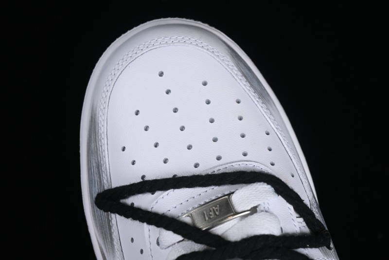 Nike Air Force 1 '07 Low Custom Anime Theme Spray Paint Swoosh Casual Sneakers - ZH0316-011
