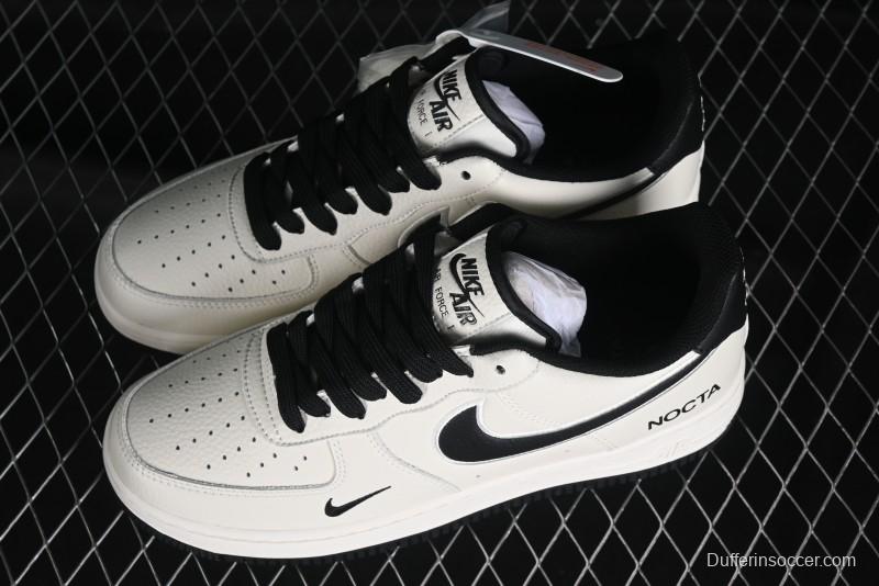 Nike Nocta x Nike Air Force 1 '07 Low Casual Sneakers with 3M Reflective Details and Full-Length Air Cushion - NO0224-023