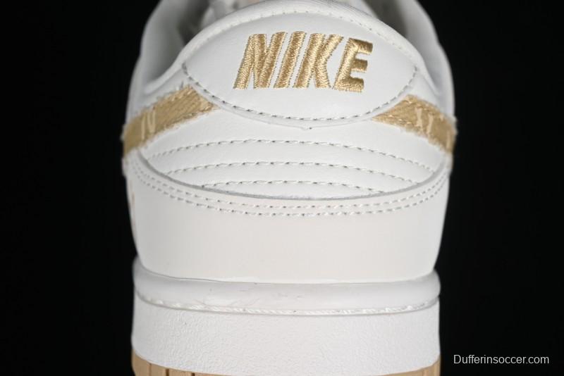 Nike SB Dunk Low MLB Collaboration - Yellow Denim Anniversary Custom Low-Top Casual Skate Shoes - DQ1098-346