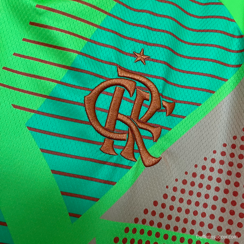 25/26 Flamengo Goalkeeper Fluorescent Green Jersey S-XXXXL