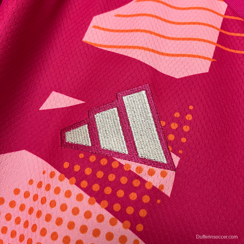 25/26 Flamengo Goalkeeper Pink Jersey S-XXXXL