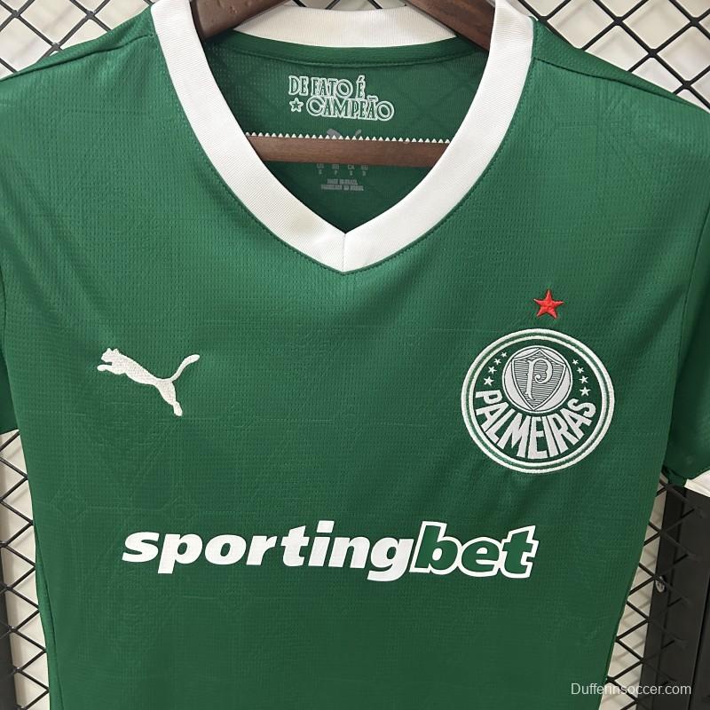 25/26 Women Palmeiras Home Jersey