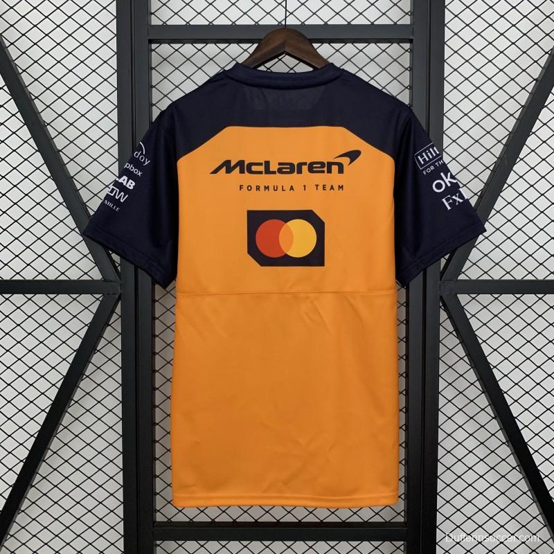 2025 F1 Formula Orange/Black Mclaren T-Shirt