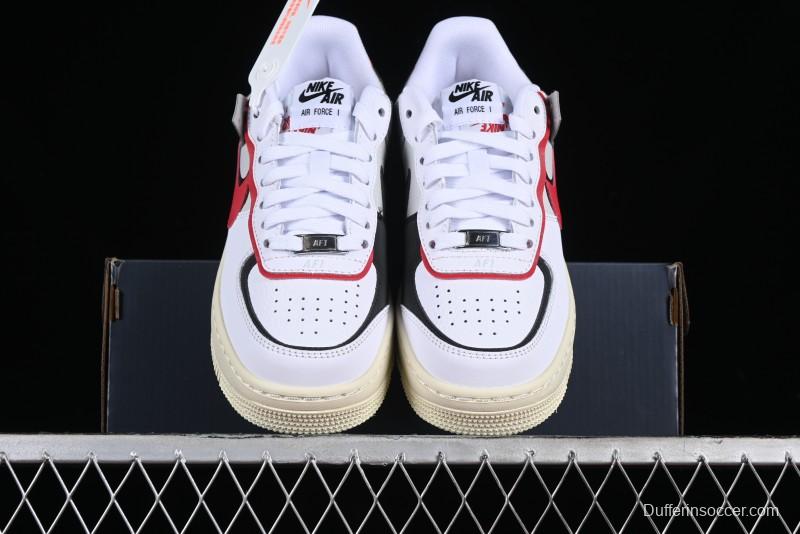 Nike Air Force 1 Shadow Lightweight Elevated Low-Top Casual Sneakers - FN6335-100