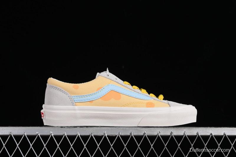 Vans Style 36 Low-Top Casual Sneakers in Cheese & Sea Salt Colorway - VN0A3DZ3OXS