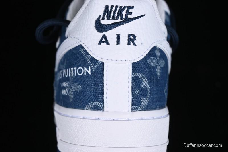 Nike Air Force 1 Low Custom Strap Casual Sneakers with Full-Length Air Cushion - ZH0316-021